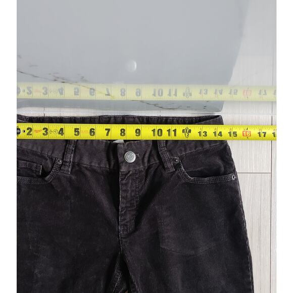 VTG J Crew Pants Womens 2 Brown Corduroy Low Rise Y2K Tailored Trousers 29x30 - Picture 5 of 10